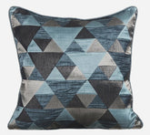 Teal Origami Pillow Cover