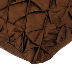 That Wood Be Lovely - Brown Taffeta Decorative Euro Sham
