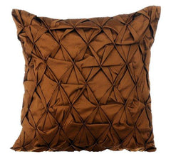 Rust Passion - Rust Taffeta Decorative Euro Sham
