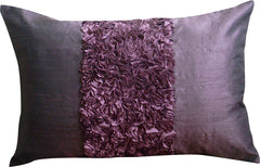 Art Silk Plum Rectangular Decorative Pillows Cover Plum Love