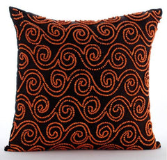 Tibetain Monk Beaded Decorative Euro Sham