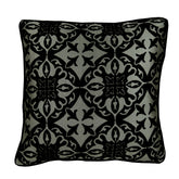 Timeless History - Black Velvet Decorative Euro Sham