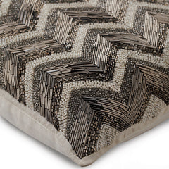 Trellis Night Beaded Decorative Euro Sham