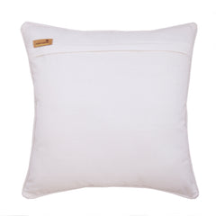 Tribal Love - Red Jacquard Silk Throw Pillow Cover