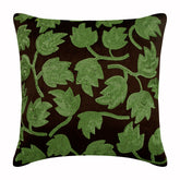 Tulip Tropicava Green Leaf Throw Pillow Cover