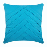 Turquoise Blue No Limits No Lines Pillow Cover