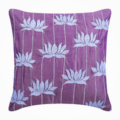 Two Tone Lotus Pillow Cover