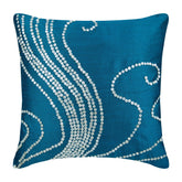 Undersea Magic Blue Silk Euro Sham Cover
