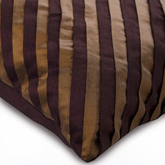 Unfolding Brown Antique - Brown Art Silk Throw Pillow Cover