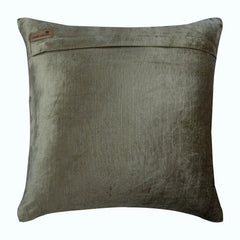 Vintage Is Back - Sage Green Velvet Throw Pillow Cover