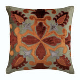 Vintage Is Back - Sage Green Velvet Decorative Euro Sham