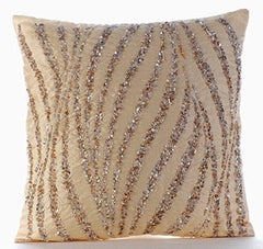 Wave Of Gold Silk Euro Sham
