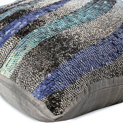 Wild Night Gray Throw Pillow Cover