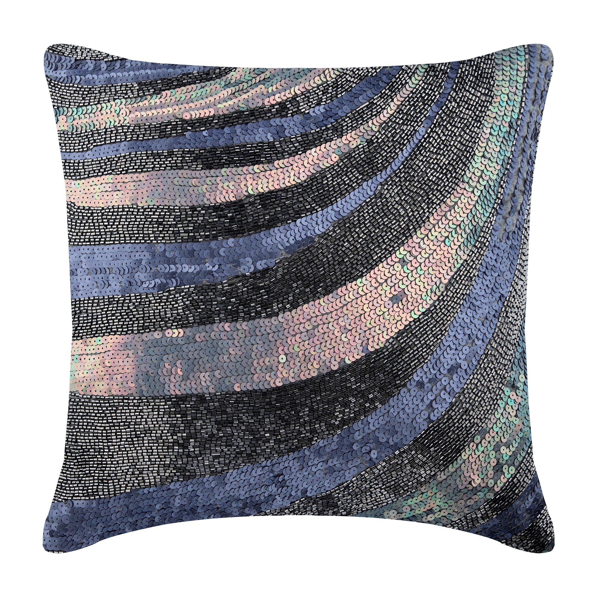 Wild Night Sequins Throw Pillow Cover