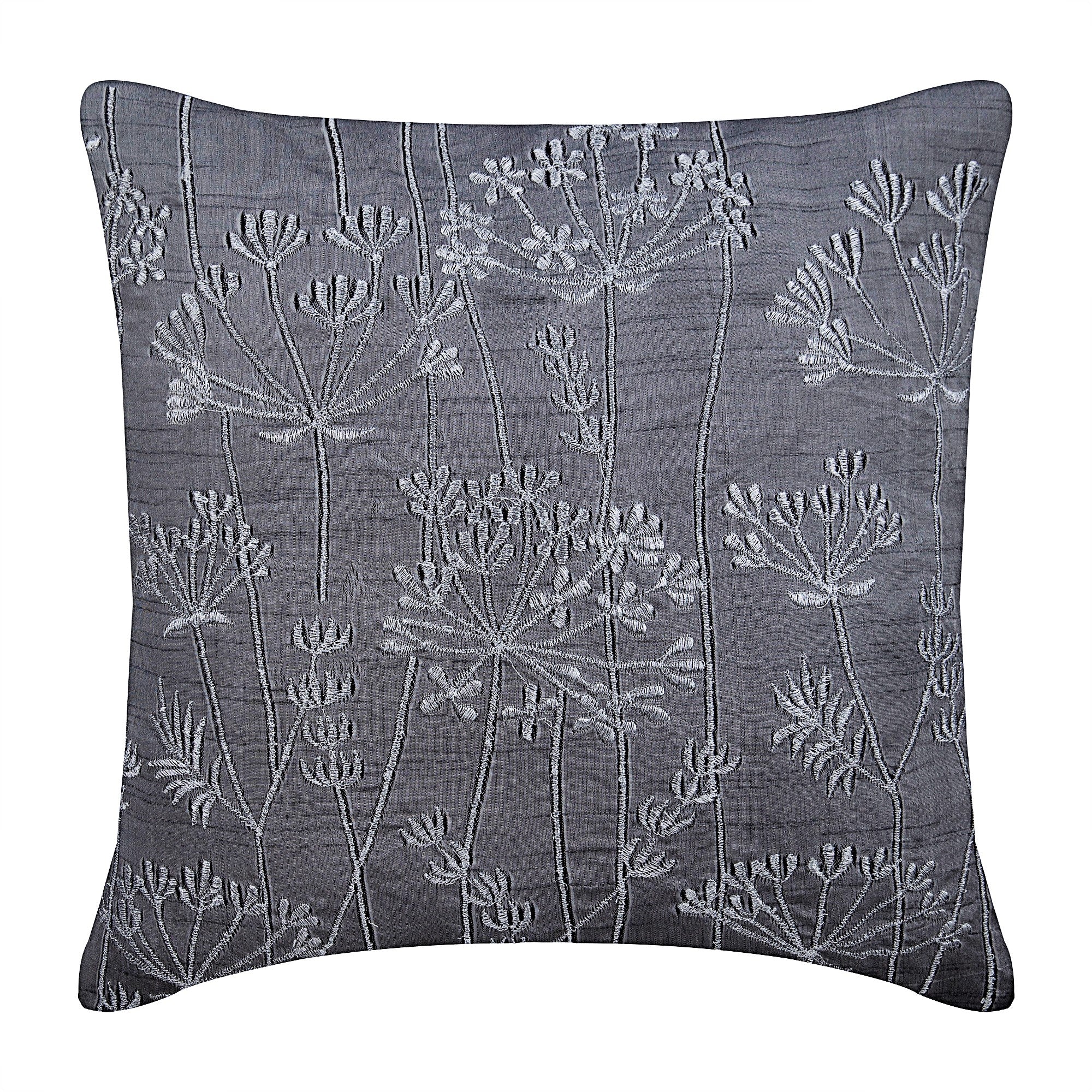 Willow Splendor Embroidery Throw Pillow Cover