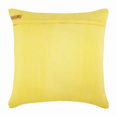 Yellow Flavor - Yellow Art Silk Throw Pillow Cover