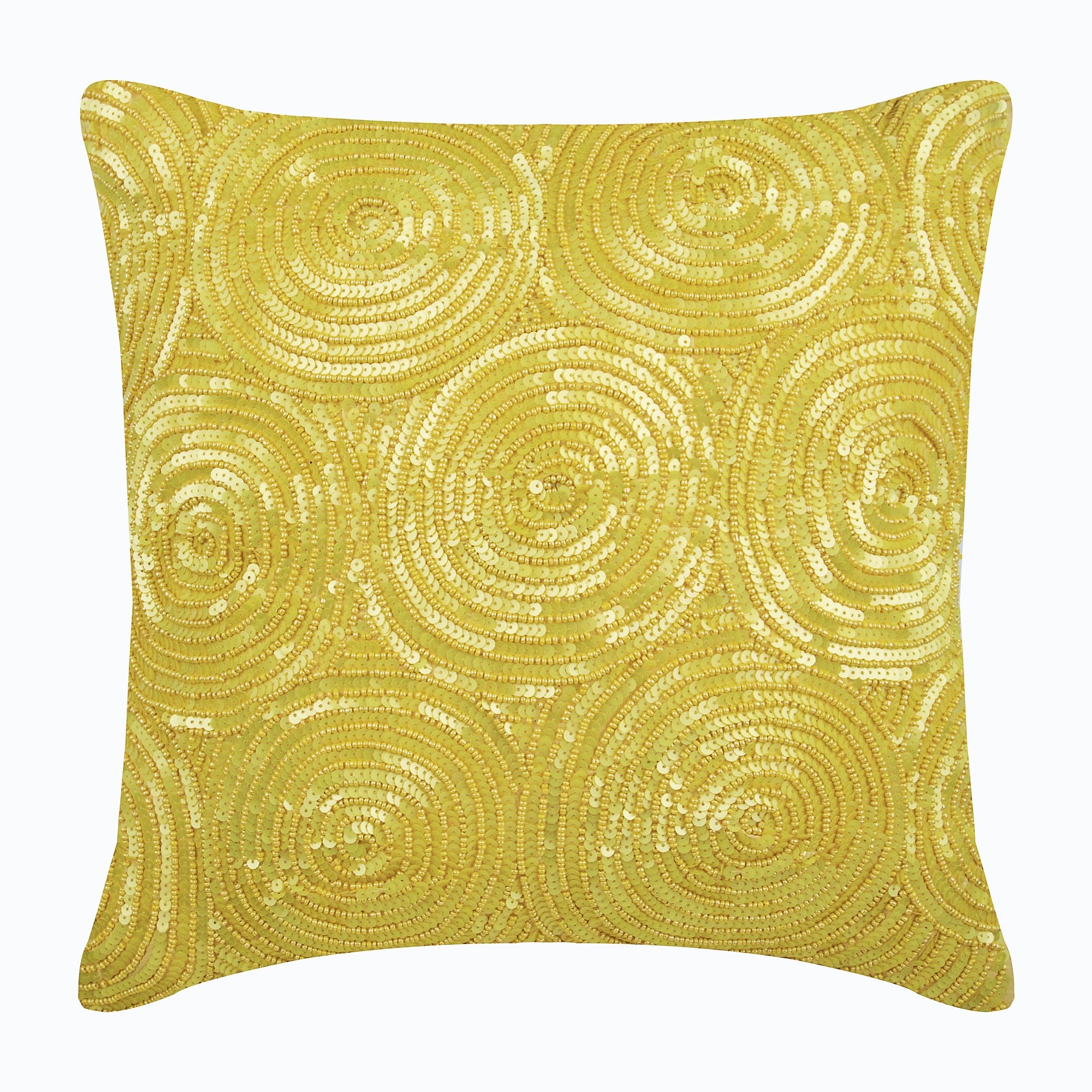 Yellow Touch Pillow Cover