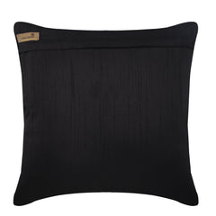 Zigs N Zags Black Silk Euro Sham