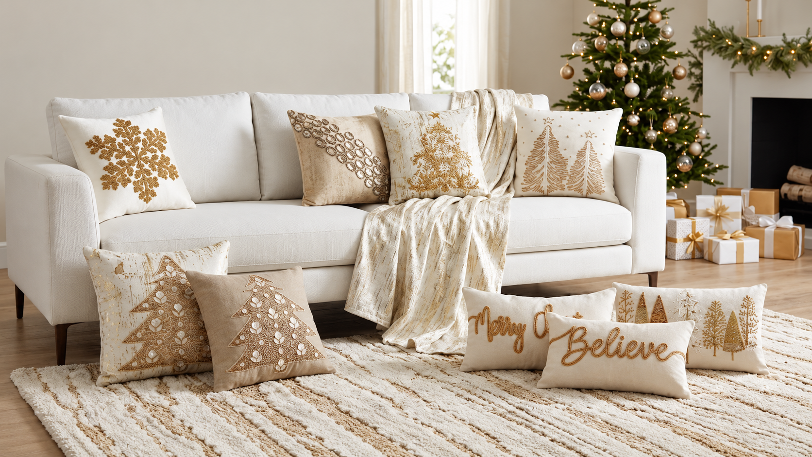 Christmas & Holiday Pillow Covers