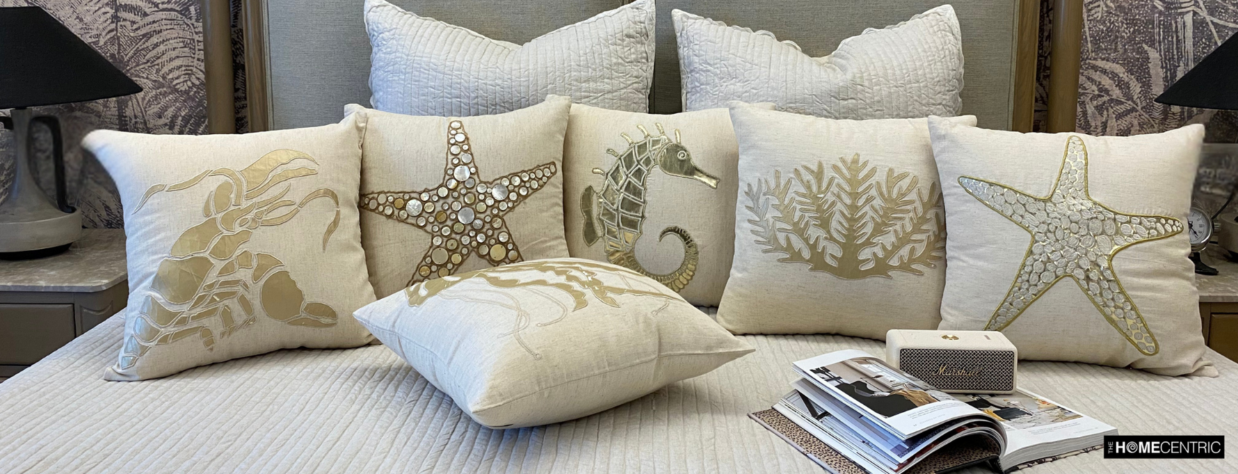 The HomeCentric Decorativo de Beige Amortiguar, 18x18 Inch Lino Cojin The HomeCentric Decorativo de Beige Amortiguar, 18x18 Inch Lino Cojin
