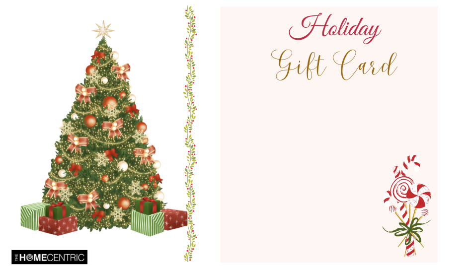TheHomeCentric Holiday Gift Card