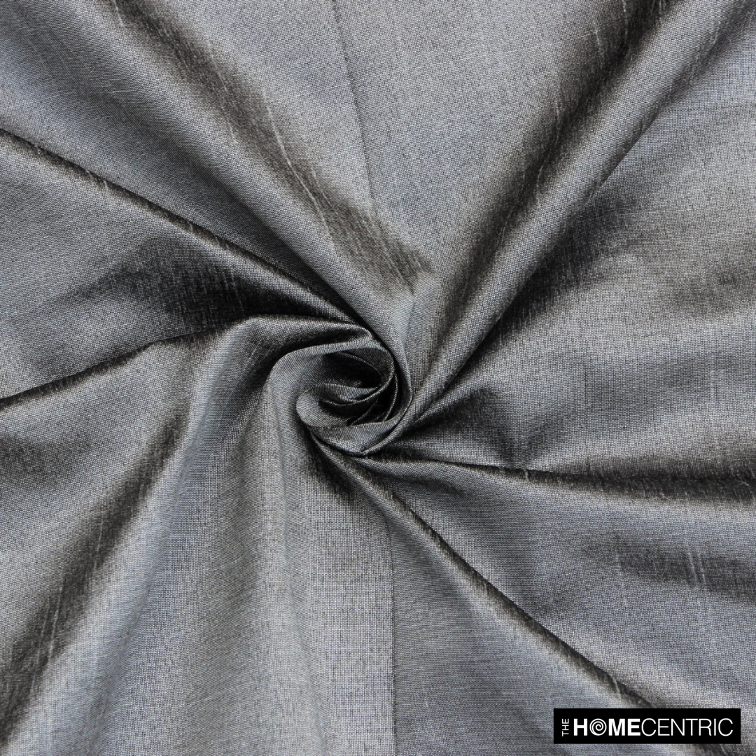 Pearl Silver Faux Silk Fabric By The Yard