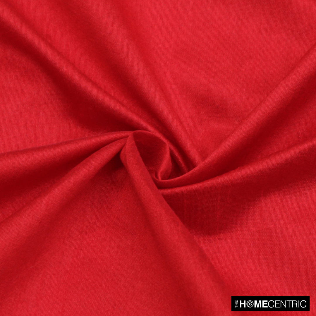 Blood Red Faux Silk Fabric By The Yard