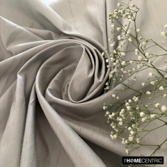 Light Gray Silk Dupioni Fabric By The Yard