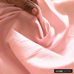 Peach Pink Silk Dupioni Fabric By The Yard