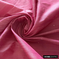 Onion Pink Silk Dupioni Fabric By The Yard