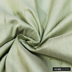 Pistachio Green Silk Dupioni Fabric By The Yard