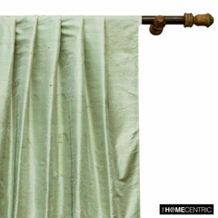 Pistachio Green Silk Dupioni Fabric By The Yard