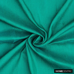 Emerald Green Silk Dupioni Fabric By The Yard