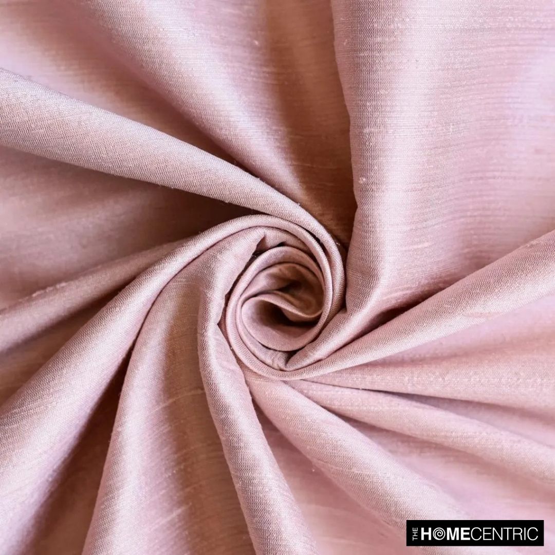 Pastel Peach 100% Pure Silk Fabric By The Yard