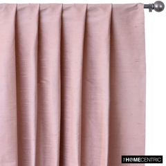 Pastel Peach 100% Pure Silk Dupioni Fabric By The Yard