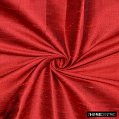 Deep Red 100% Pure Silk Fabric By The Yard