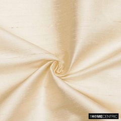 Cream 100% Pure Silk Fabric By The Yard