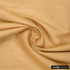 Light Gold 100% Pure Silk Fabric By The Yard