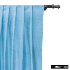 Light Aqua Blue Art Silk / Faux Silk Fabric By The Yard