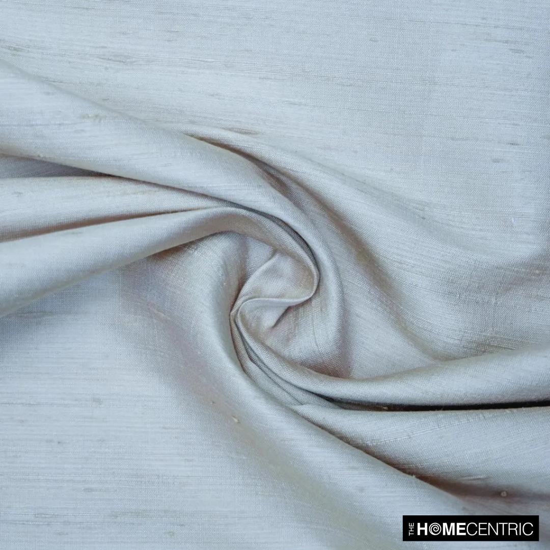 Ice Blue 100% Pure Silk Fabric By The Yard