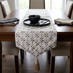 Ivory Linen Decorative Table Runners - Adore