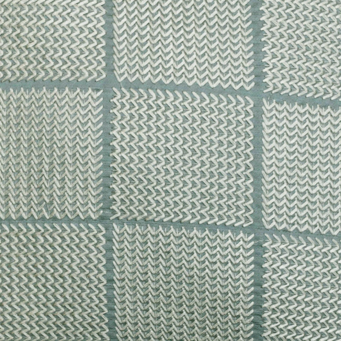 Chevron Sky Silk Decorative Euro Sham