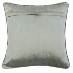 Geometric Sea - Blue Jacquard Decorative Euro Sham