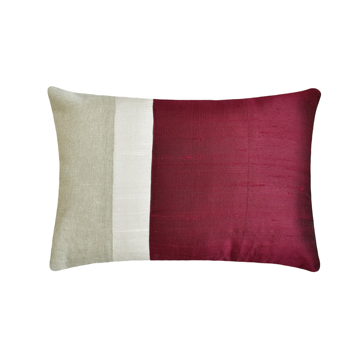 Berry Silk Essence Lumbar Pillow Cover