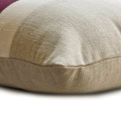 Berry Silk Essence - Berry Pink Silk Lumbar Pillow Cover