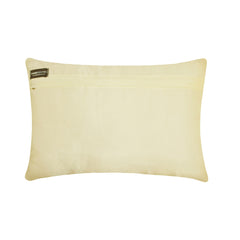 Glittering Gold - Gold Art Silk Lumbar Pillow Cover