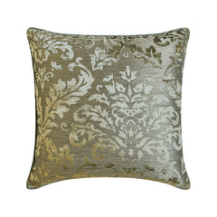 Damask Frost Throw Pillow Cover