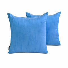 Light Blue Luxury Throw Pillow Cover