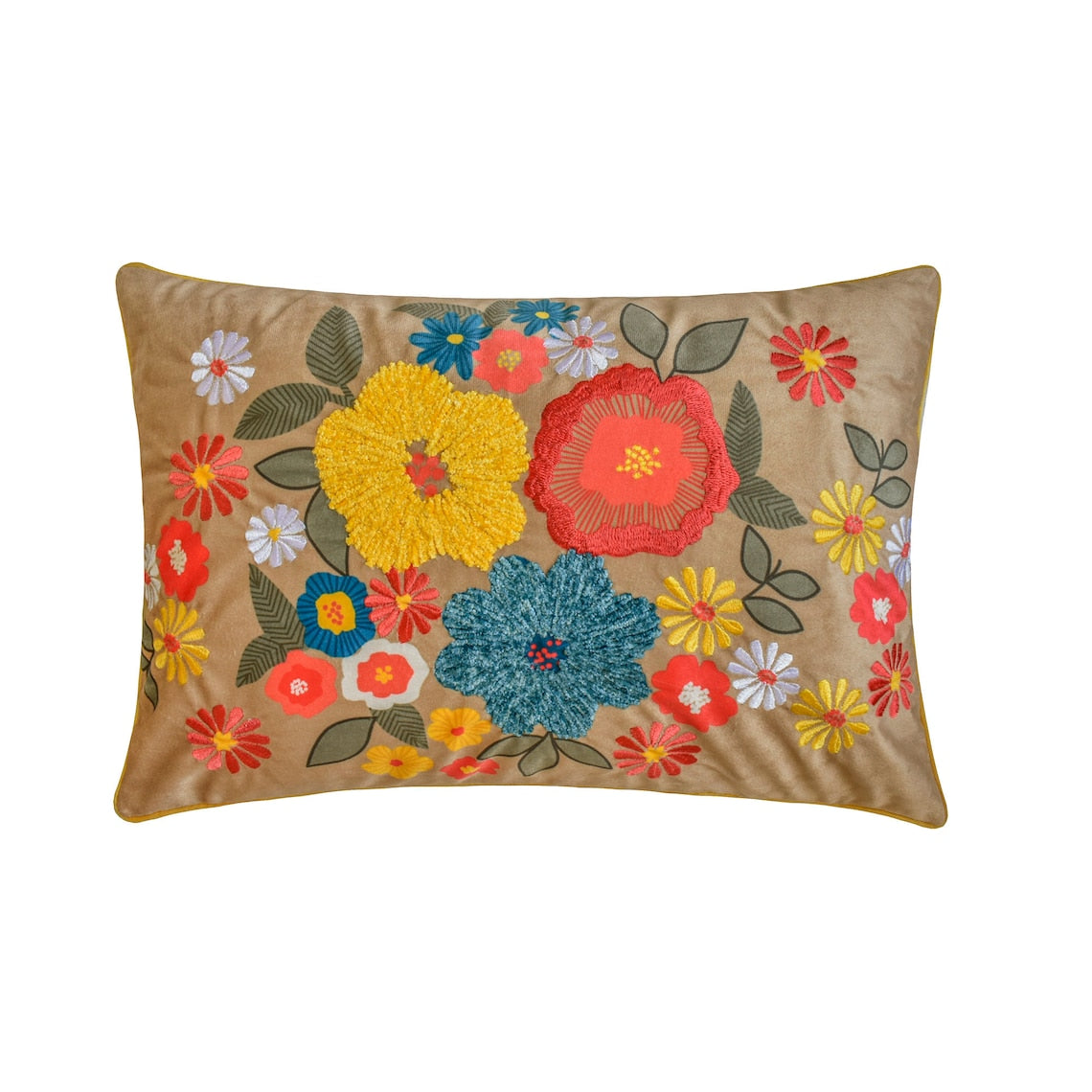 Floral Fiesta Lumbar Pillow Cover