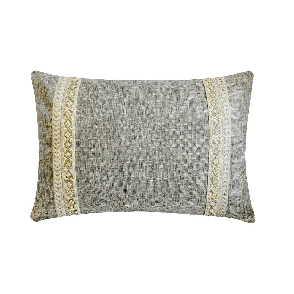 Pearl Gleam Lumbar Pillow Cover